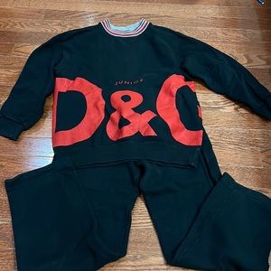 D&G boys pants and sweater set. Size 8